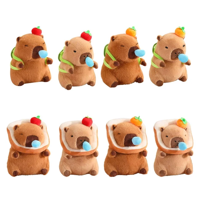 Porte-Cartes Photo En Peluche Capybara – Organisateur Mignon Pour Cartes, Clés, 15,5 X 9,5 Cm