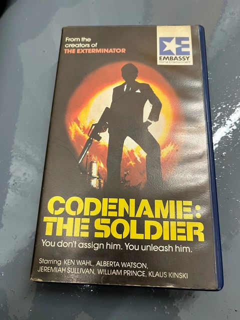 CODENAME: THE SOLDIER VHS EMBASSY VIDEO PRE CERT. Ken Wahl £11.11 ...
