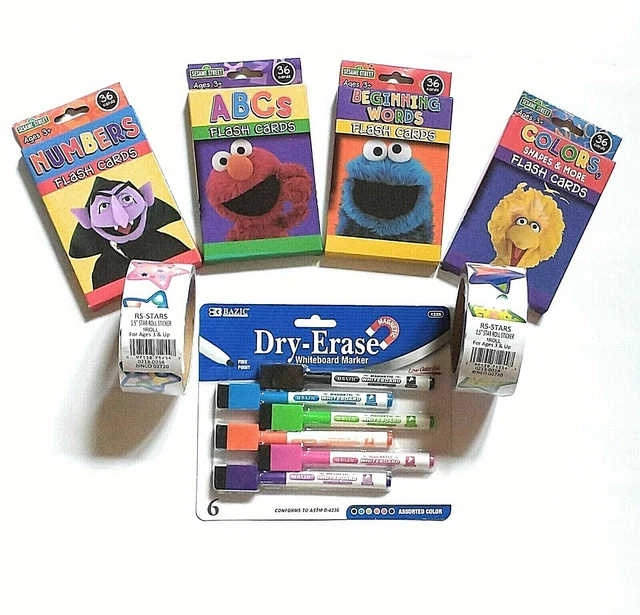 Sesame Street Elmo's Letters Bus 57588 - Tavola per attività Scolastica e apprendimento prescolare, Multicolore, M