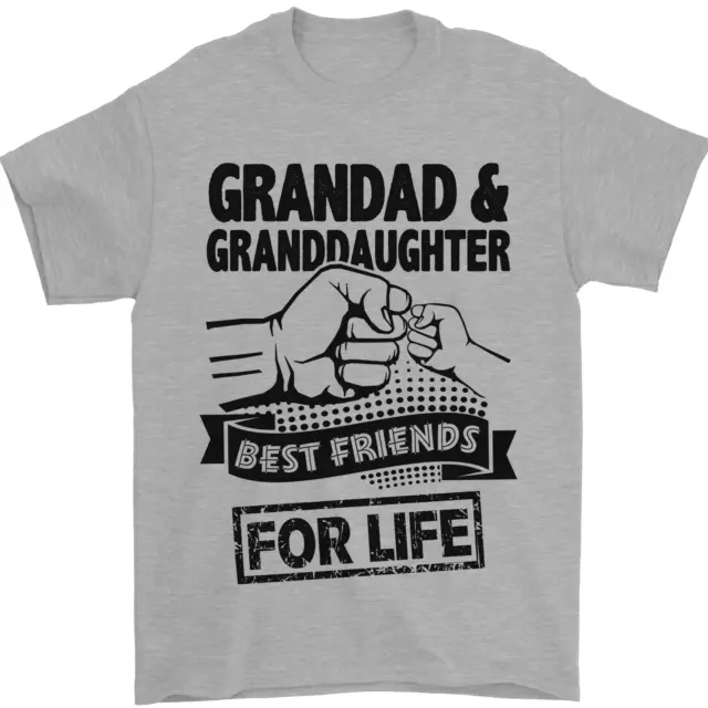 Grandad and Granddaughter Grandparents Day Mens T-Shirt 100% Cotton