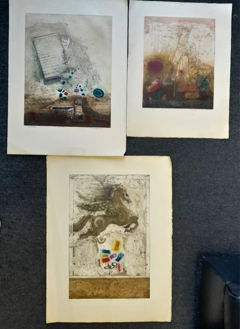 Nissan Engel 3 Large Abstract Engravings Unframed Pencil Signed Numbered 1 Price Nissan Engel 3 Large Abstract Engravings Unframed Pencil Signed Numbered 1 Price