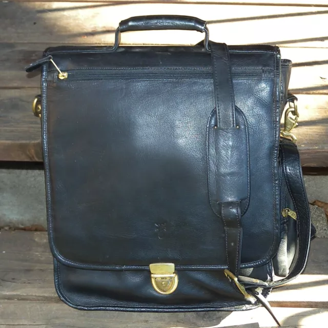 Frye Leather Vertical Messenger Bag