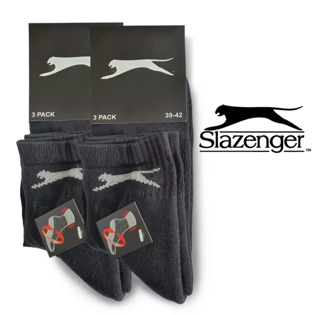 RESTPOSTEN Slazenger Herren/Damen dicke Sneakersocken, 43-46 Bund über Knöchel