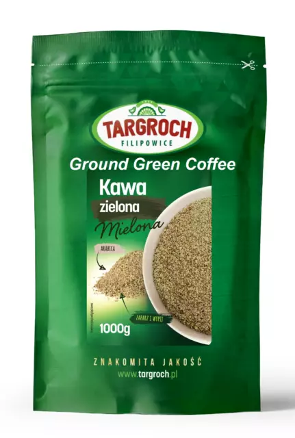 GROUND GREEN COFFEE / kawa zielona mielona TARGROCH