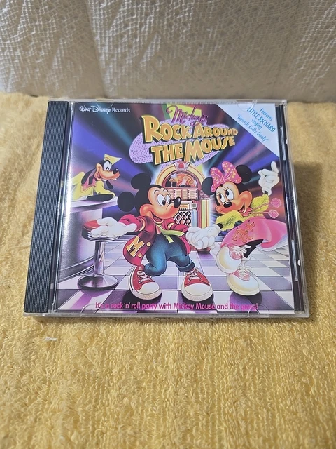 VINTAGE CD OF MICKEYS ROCK AROUND THE MOUSE. Very Rare1995 60352-7 £13. ...