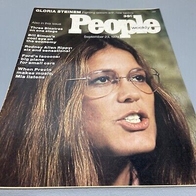 People Weekly Magazine September 23, 1974 Gloria Steinem