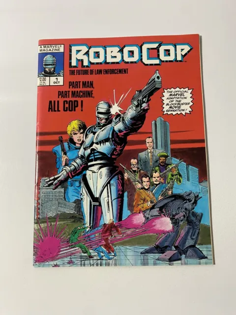 ROBOCOP #1 1987  Marvel Comics magazine 1st Appearance of Robocop