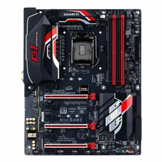 GIGABYTE GA-Z170X-GAMING 6 Motherboard Intel Z170 LGA 1151 DDR4 ATX M.2 Core DP