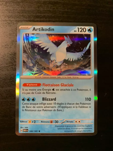 Carte Pokémon HOLO Artikodin 144/165 MEW Ecarlate & Violet Pokémon 151 FR NEUF