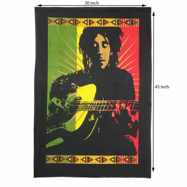 Bob Marley Cotton wall Hanging Poster Bohemian Home Decor Ethnic Tapestry Poster 3