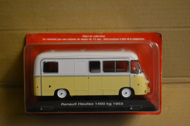 Hachette Collection Camping Car  Renault Heuliez  1400 Kg   - 1953   1/43
