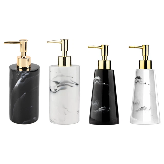 1pc Imitation Marmor Lotion Seife Dispenser Badezimmer Waschküche Pumpe