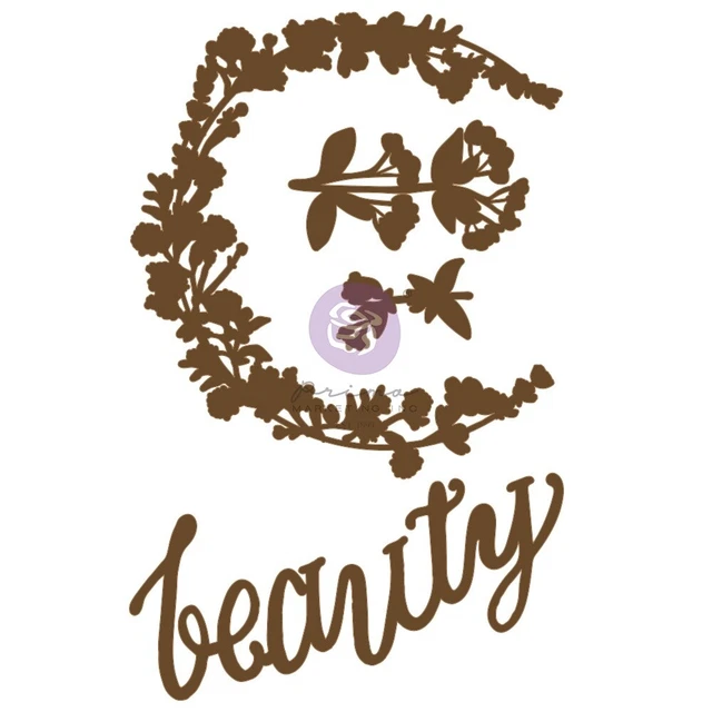 Chipboard de corte láser Prima Marketing - Espero que sea hermoso, paquete de 3