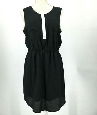 Women's Apt 9 Sleeveless Black Dress Size Medium w/Pockets