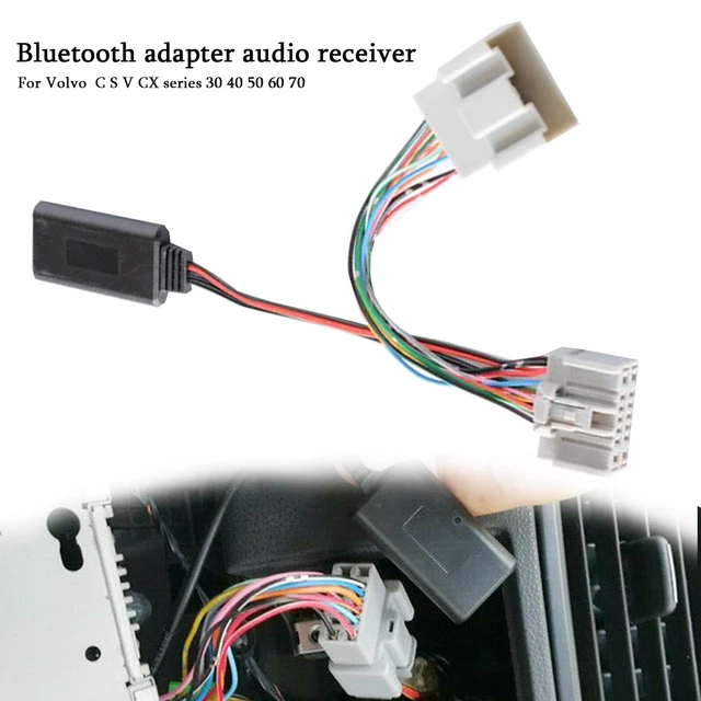 Fits Volvo C30 C70 S40 60 70 80 V40 V50 XC70 XC90 Bluetooth Adapter Audio Stereo