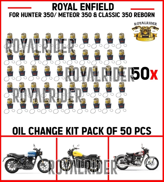 ROYAL ENFIELD HUNTER 350/Meteor 350 & Classic 350 Reborn "OIL CHANGE