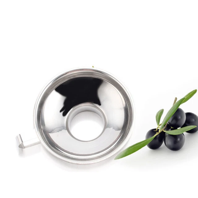 Imbuto bocca larga metallo imbuto bocca grande imbuto cucina gadget riempitivo olio