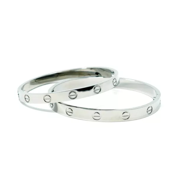 Silver Love Bracelet stainless steel 2