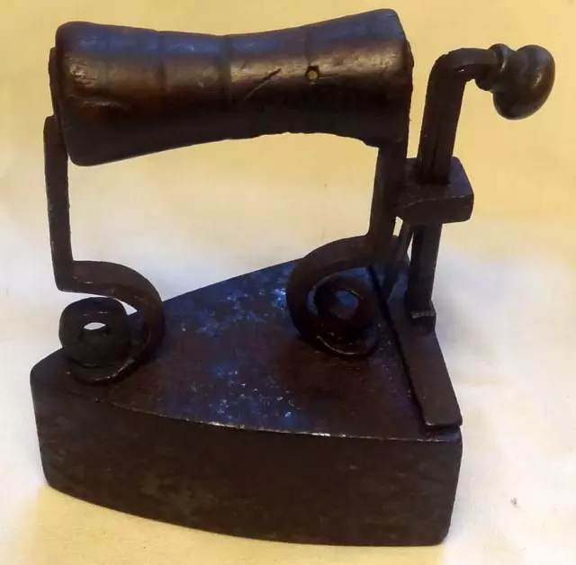 Flat Iron Antique Miniture  Sad Iron - W WEST MAKER