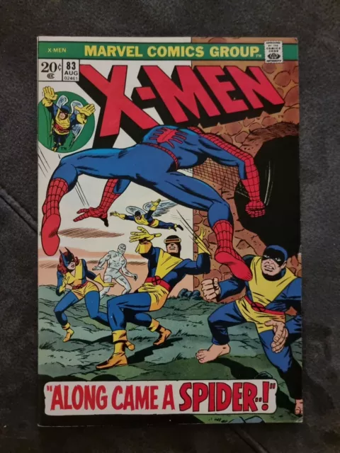 X-Men #83 Marvel Comics 1973 Spider-Man Cover Uncanny US