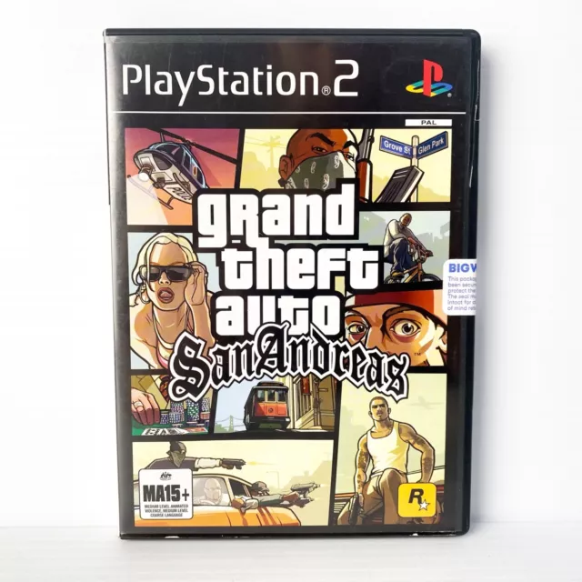 Grand Theft Auto San Andreas PS2 WATA 9.4 A++ Graded Sealed