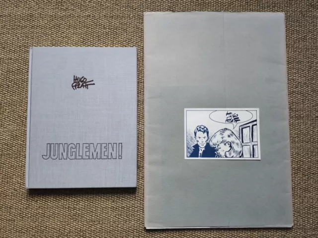 Hugo Pratt ★ JUNGLEMEN TL/N° 105/150 ex. Portfolio 10 planches & Album ★ EO 87