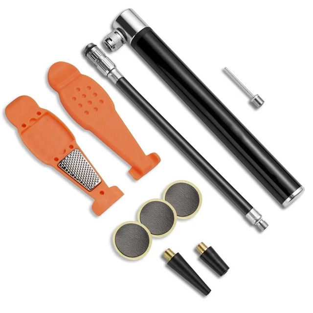 POMPA ARIA FORCELLA bici colore nero con pressione 300PSI per molteplici applicazioni EUR 32,90