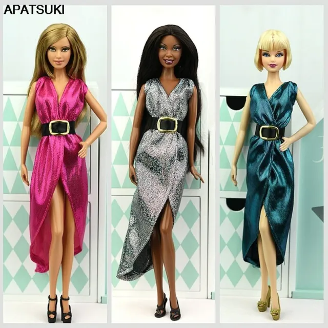 3pcs/lot Fashion Doll Clothes For 11.5"1/6 Doll Outfits Evening Dress Gown Toy