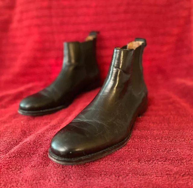 COS Black Chelsea boots mens size 10