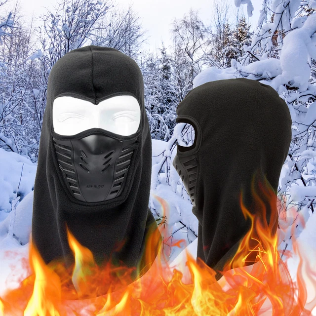 Winter Maske Motorrad Warmer Hut Thermo Fleece Outdoor Ski Bike Ride Sturmhaube