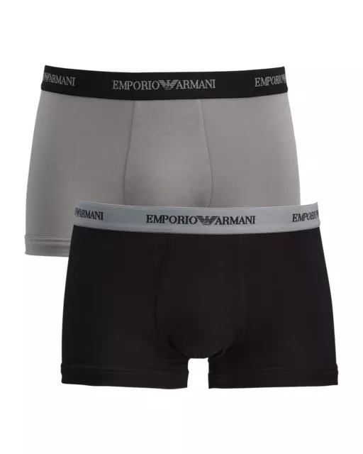 Emporio Armani 268972 Men's 2-Pack Stretch Cotton Boxer Briefs Underwear Size L