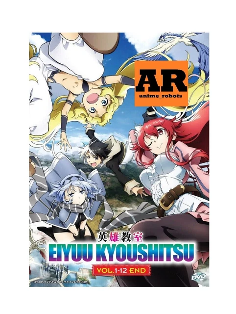 Eiyuu Kyoushitsu (1-12End) Anime DVD English subtitle Region 0
