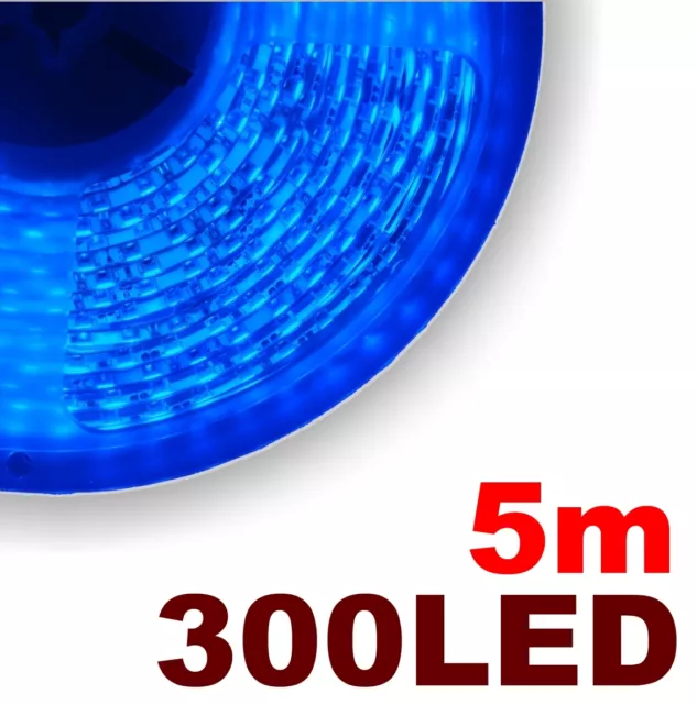 P809/5# Ruban LED Bleu 2835 60LED/m  5 mètres 300LED- blue strip LED 12v