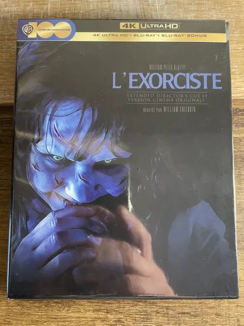 L'Exorciste Édition Collector 4K Ultra HD Blu-Ray Boîtier SteelBook Goodies neuf