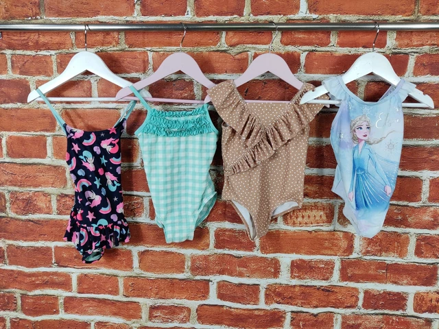 Pacchetto Ragazze Età 2-3 Anni Next H&M Ecc Costume Da Bagno Spiaggia Congelata Elsa 98Cm