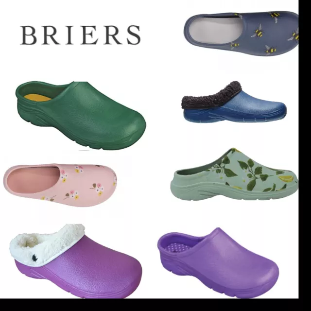 Briers Garden Clogs Mens / Womens / Unisex Plain/floral/fleece Gardening Shoes