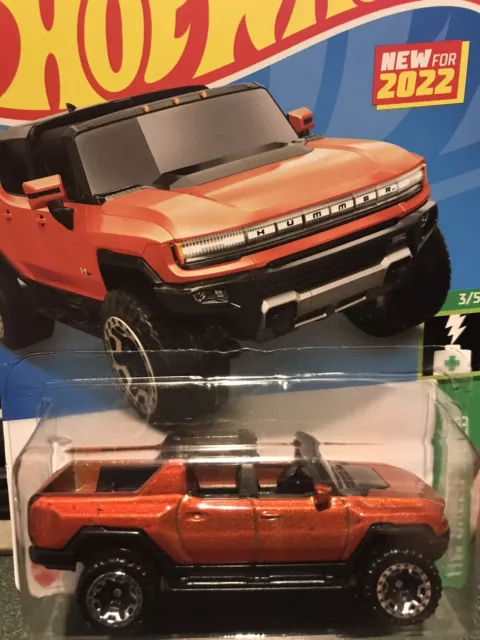 Hot Wheels GMC Hummer EV 130/250 Orange HW Green Speed New