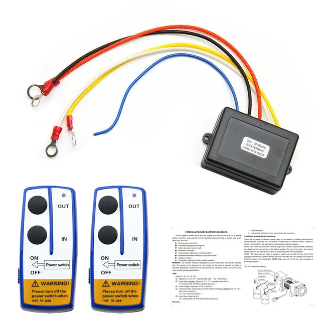 Verricello Elettrico 12v Con Telecomando