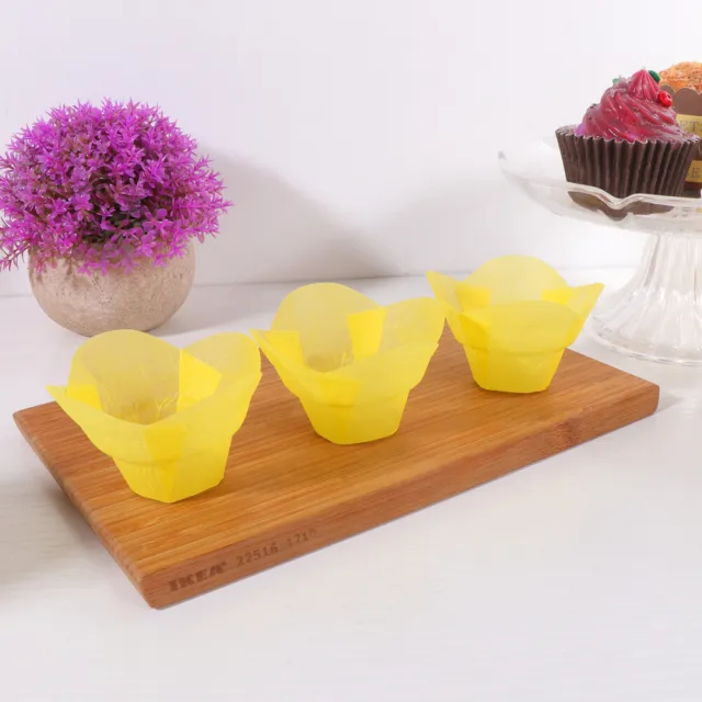 100 piezas Plantillas Para Pasteles Para Bodas Cupcake Envoltura Papel Caja Para Pasteles Huevos