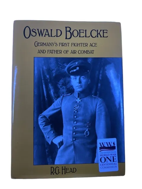 WW1 Imperial German Oswald Boelcke Fighter Ace Hard Cover Reference Book