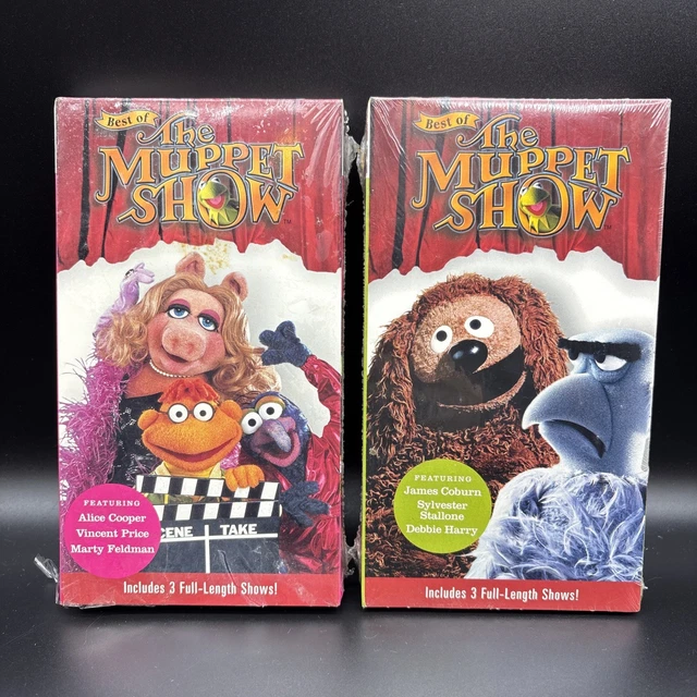 BEST OF THE Muppet Show VHS Tapes x 2 Videos Alice Cooper Vincent Price ...