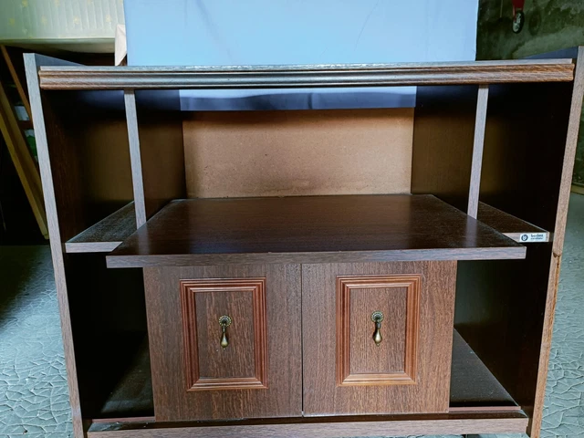 Meuble TV En Bois Massif – 140x55x40 Cm, Style Contemporain, Très Bon état