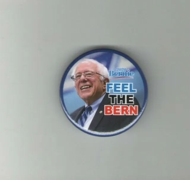 2020 pin BERNIE SANDERS pinback PRESIDENT Campaign FEEL the BERN #2