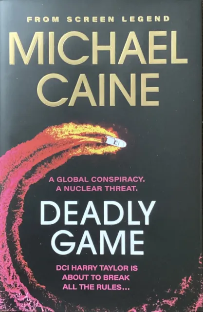 Michael Caine Authentic Signed Deadly Game Book AFTAL (3)