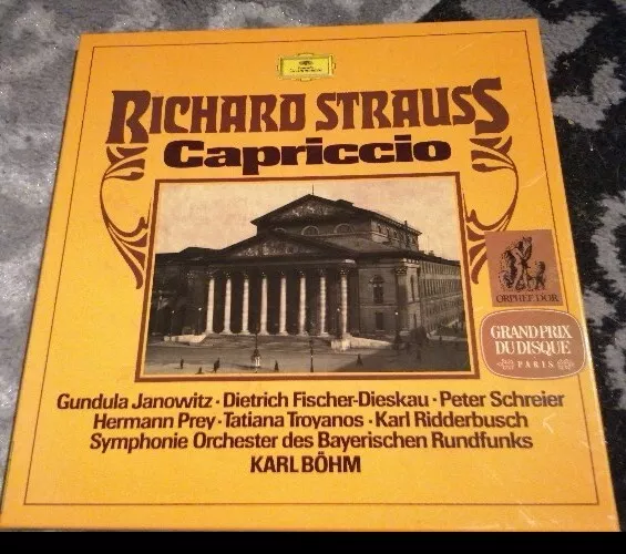 3 LP BOX  Richard Strauss/Capriccio/Karl Böhm /DGG 2721 188/Vinyl ungespielt/NM