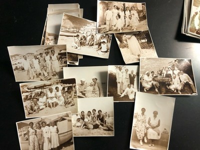 1958 LOTTO 5 FOTO ORIGINALI CASTIGLIONCELLO BAGNI AUSONIA LUCCIOLA HOT MIRAMARE 