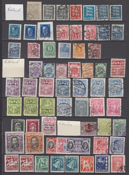 Estland / Lettland / Litauen -- Aus Alter Sammlung -- Alle Erhaltungen --