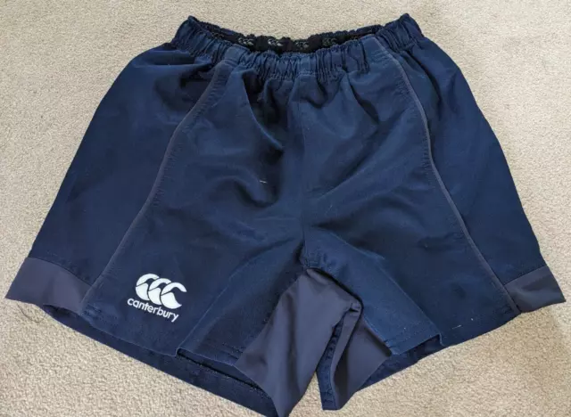 Canterbury rugby shorts boy men blue size S