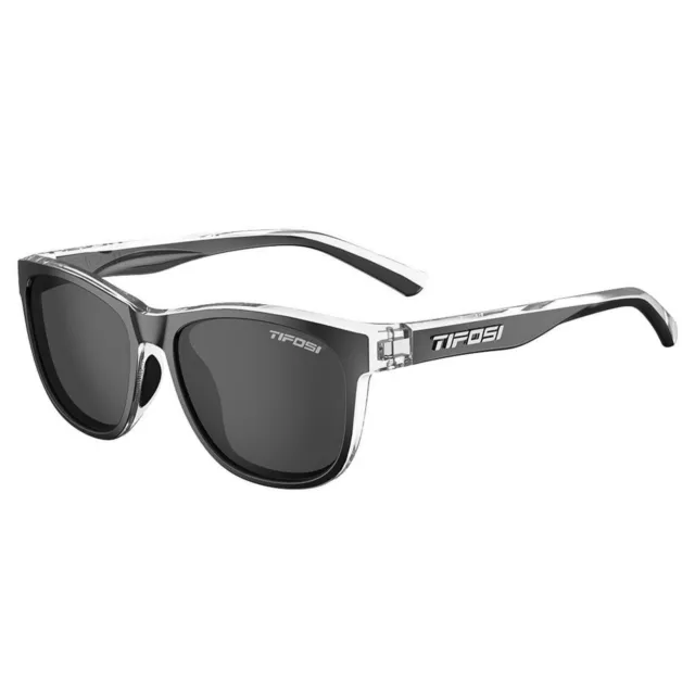 Tifosi Swank Single Lens Sports Eyewear Onyx Clear/Smoke