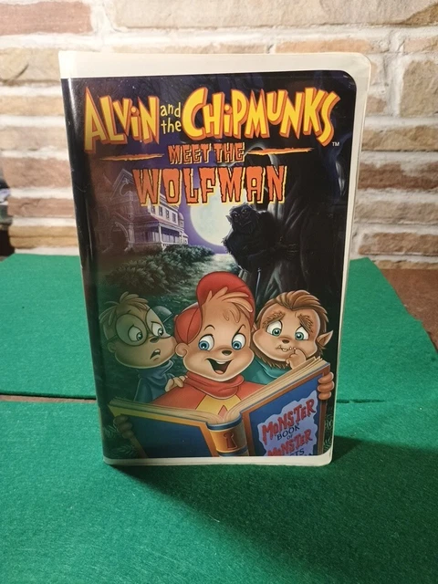 ALVIN AND THE Chipmunks Meet the Wolfman VHS 2000 Cartoon Clam Shell £8 ...